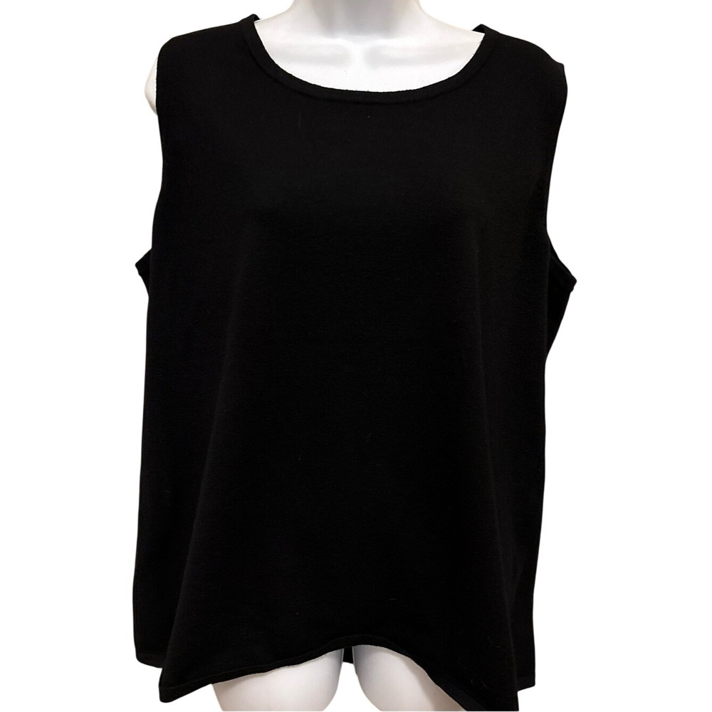 Chico's Classic Black Sleeveless Women's‎ Sweater Top- NWT